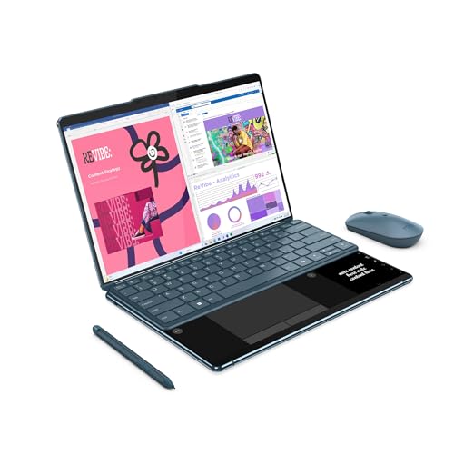 Notebook Lenovo Yoga Book 9 Intel Core Ultra 7 155U 32GB 1TB SSD Windows 11-83FF003KBR