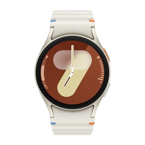Samsung Galaxy Watch7 Smartwatch 40mm Bluetooth, Galaxy AI, Tela em Cristal de Safira, GPS de Dupla Frequência, Monitoramento avançado de saúde, sono e de coração, Processador de 3nm - Creme