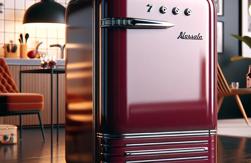 Frigobar Retrô Brastemp 76 Litros, Marsala, 127V – Design e Eficiência