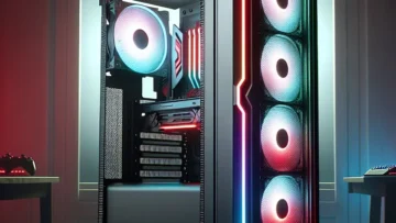 Gabinete Gamer Cougar Cratus RGB Mid Tower Vidro e 3 Fans