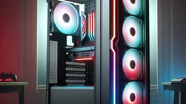 Gabinete Gamer Cougar Cratus RGB Mid Tower Vidro e 3 Fans