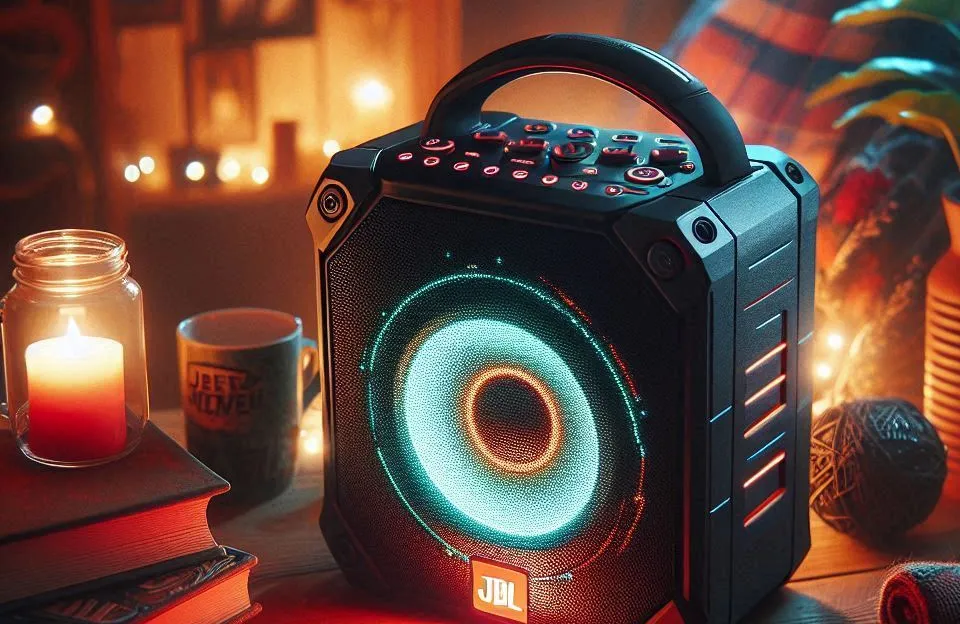 JBL PartyBox 110 Bluetooth Portátil com Show de Luzes