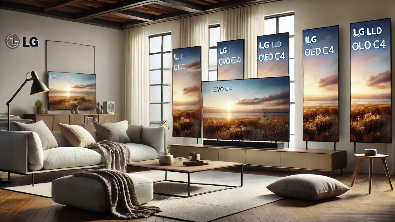 Cinco Principais Modelos de LG OLED EVO c4: