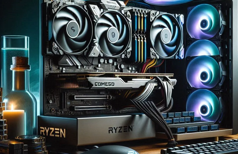 Monte seu PC: Ryzen 5 5500, RX 5700 XT, 16GB, SSD 480GB