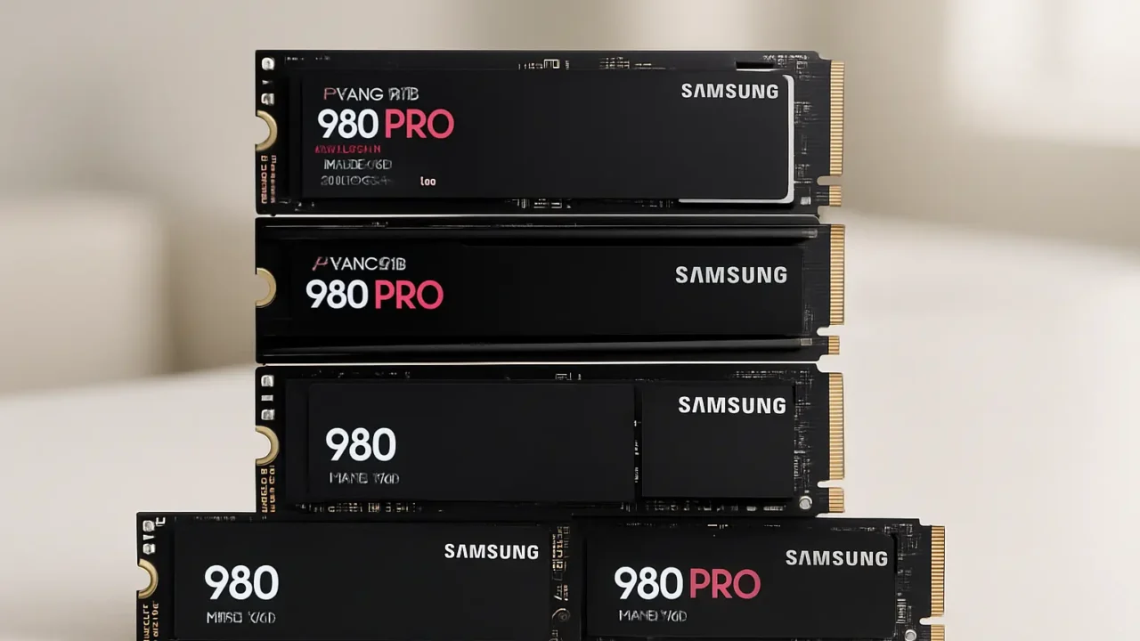 Cinco Principais Modelos de nvme SSD Samsung 980