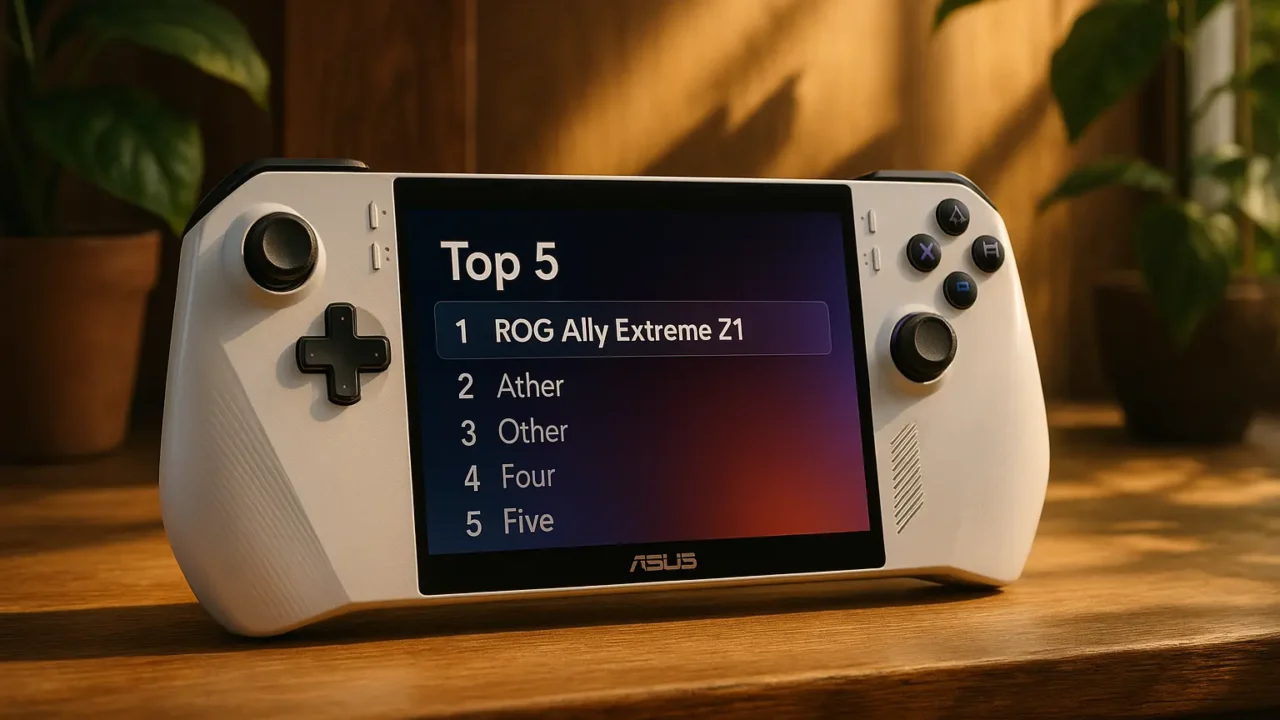 Lista de 5 Melhores: Rog ally extreme z1