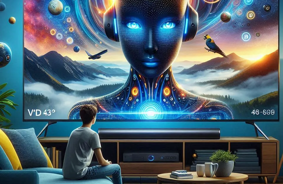 Smart TV 43" LG Full HD 43LR6700 com IA e Alexa Integrada