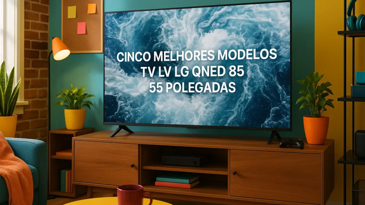 Cinco Melhores Modelos de TV LG QNED 85 55 polegadas