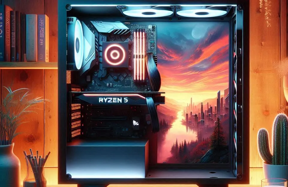 Monte seu PC: Ryzen 5 5600, RTX 3060, 16GB, SSD 480GB