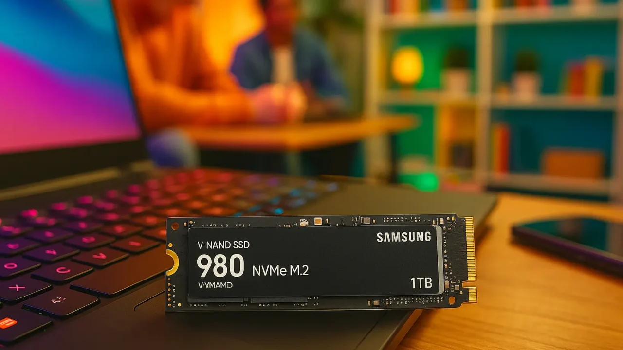 Principais 5 memória Samsung SSD 1tb nvme 980 m.2 v-nand 1tb