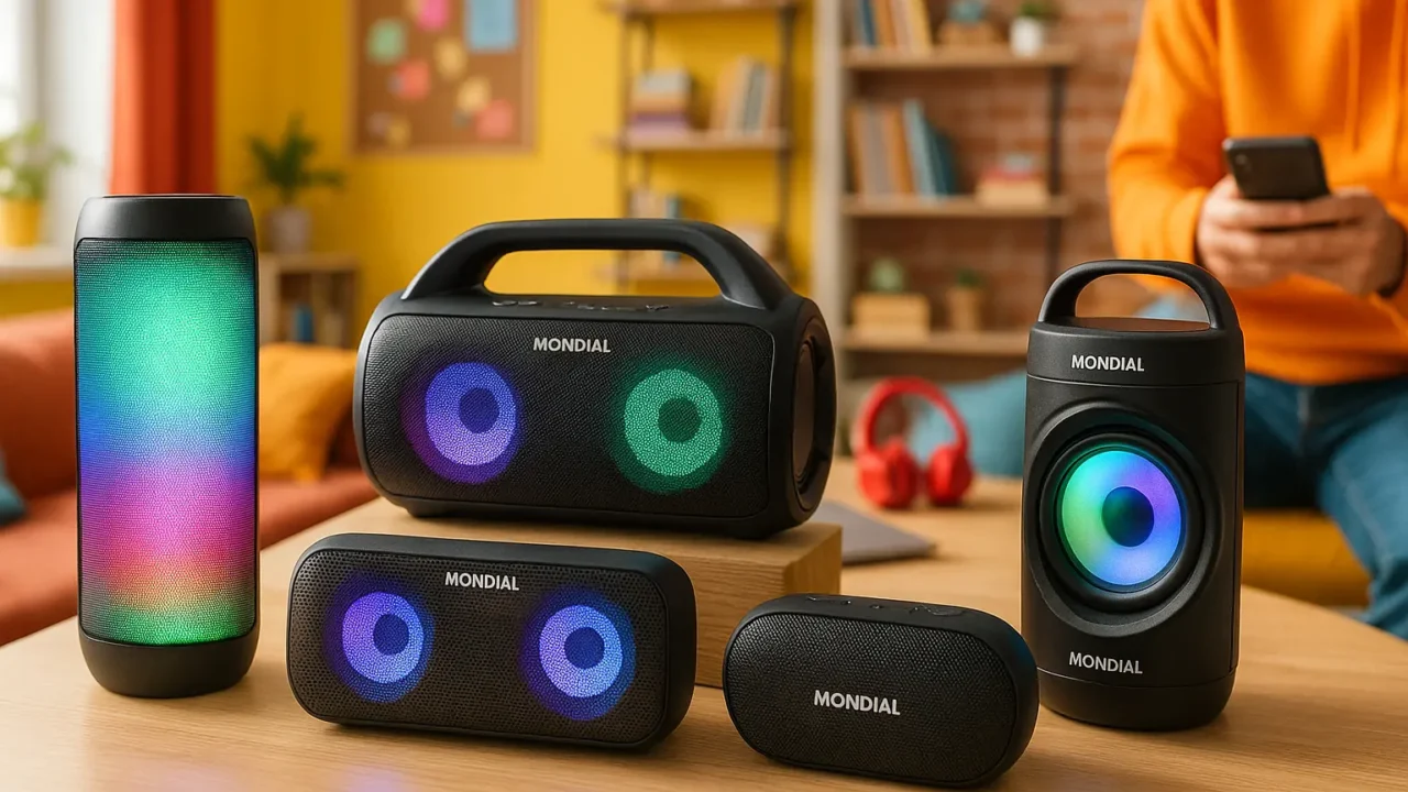 Cinco Principais Modelos de Caixa de som bluetooth Mondial