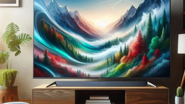 Smart TV QLED 65 4K Toshiba Google TV com HDMI e Wi-Fi