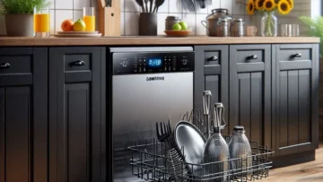 Samsung Lava-louças com 14 serviços Black Inox (220V): Praticidade e Potência para Sua Cozinha