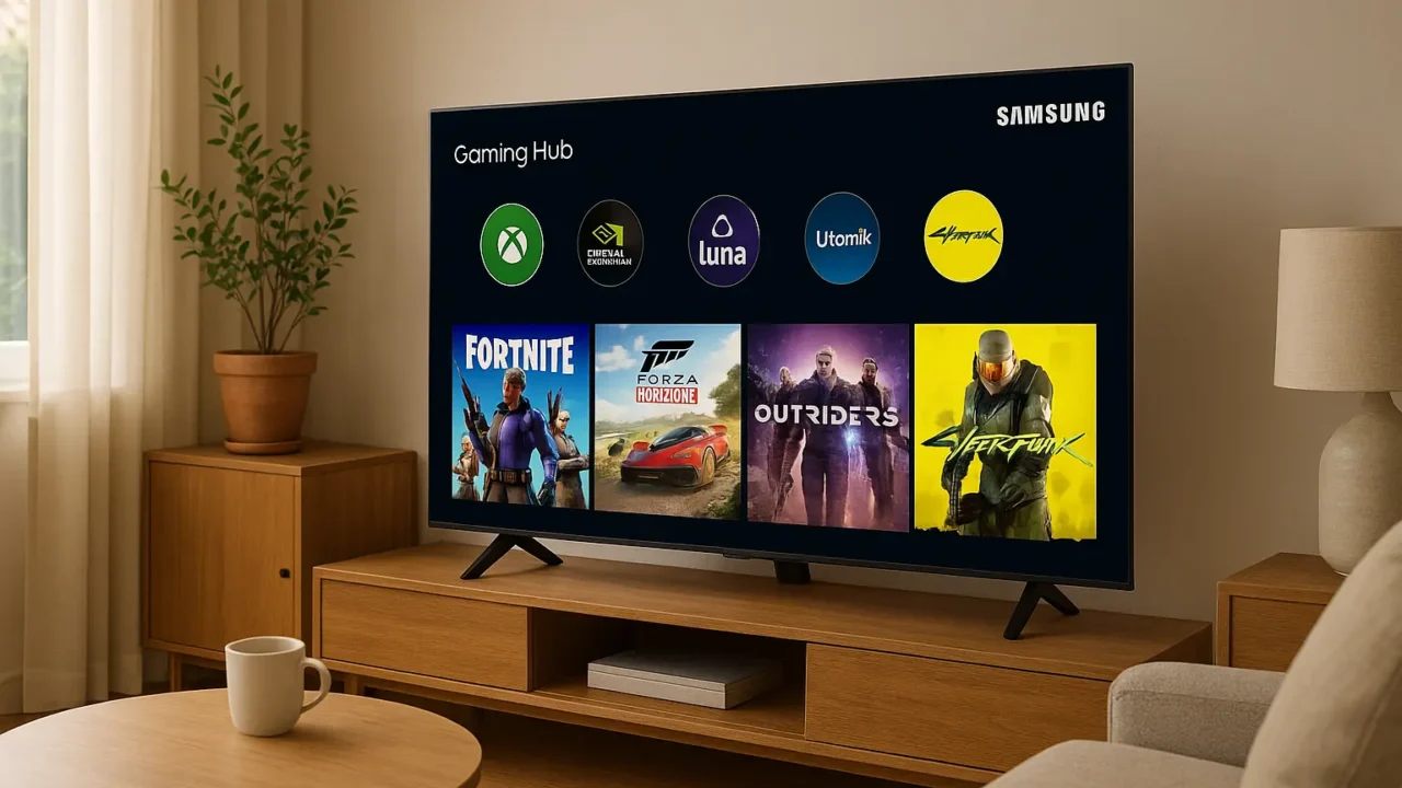 Cinco Principais Modelos de Samsung gaming hub smart TV