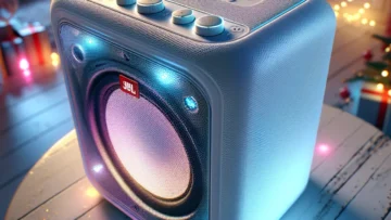 Caixa de Som Bluetooth JBL Partybox Stage 320 Branca: Potência e Versatilidade para Sua Festa