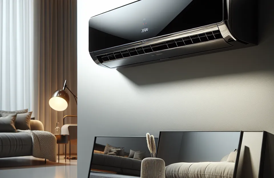 Ar-condicionado Split Inverter 12000 Btus Samsung Windfree Connect Black High Wall