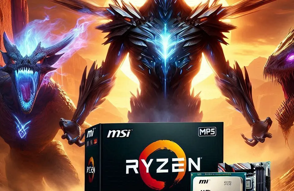 Kit UPGRADE AMD RYZEN 7 5700X + MSI MPG B550 GAMING PLUS: Performance e Estabilidade em Seu PC