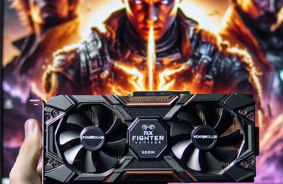 Placa de Vídeo PowerColor RX 6600 Fighter 8GB GDDR6