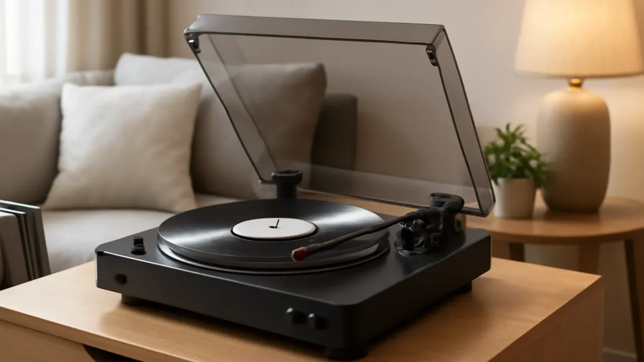 Principais Cinco toca-discos vinil