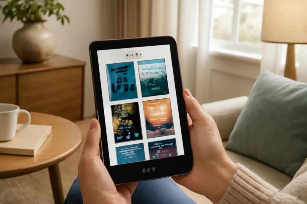 Principais Cinco novo kindle colorido