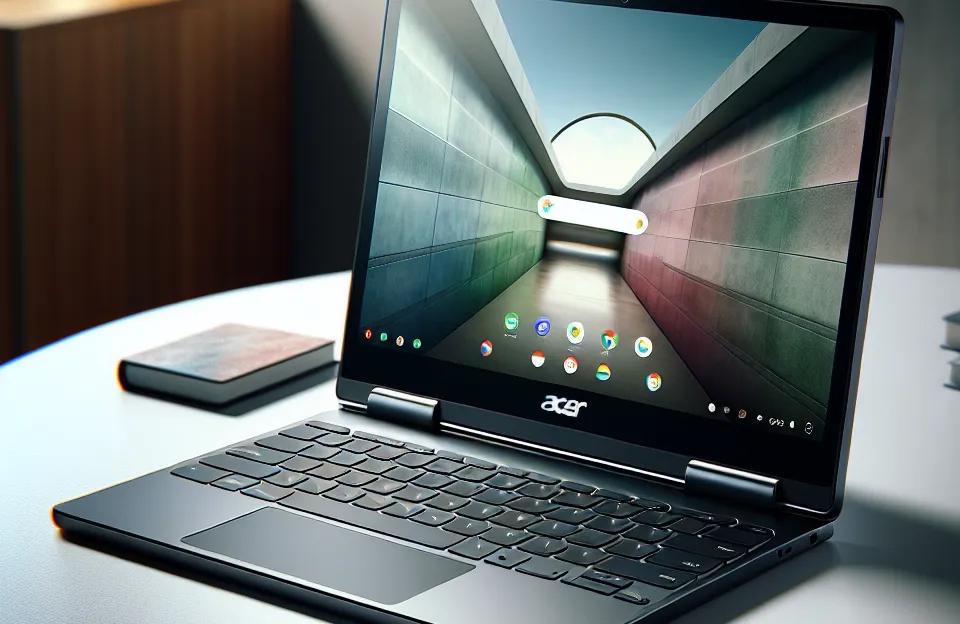 Acer Chromebook Touchscreen com Caneta Stylus e Intel i3