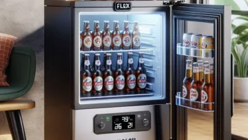 Cervejeira Flex 96L Midea 110V com Porta de Vidro