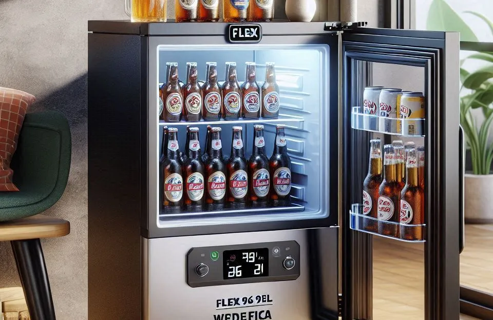 Cervejeira Flex 96L Midea 110V com Porta de Vidro