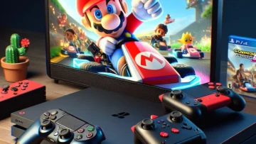 Bundle Nintendo Switch V2 com Mario Kart 8 e 3 Meses Online