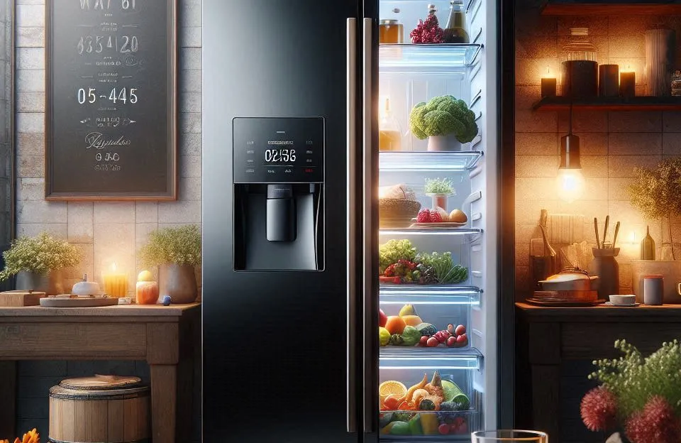 Geladeira Panasonic BB65 Black Glass Inverse 450L