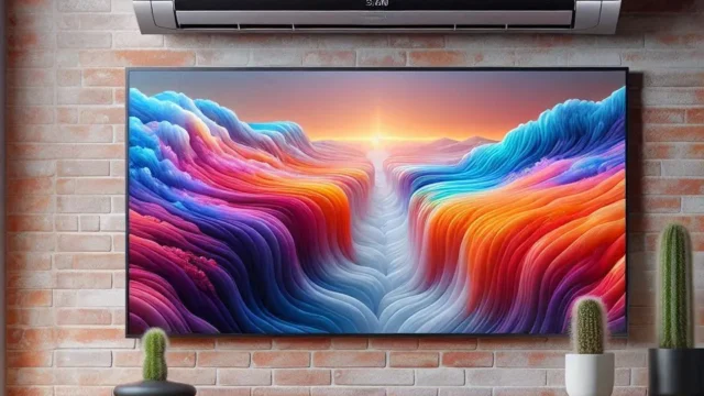 Ar-condicionado Split Inverter 18000 Btus Samsung Windfree Connect Black High Wall Quente e Frio