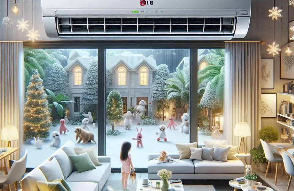 Ar Condicionado LG Dual Inverter Voice 9.000 BTUs Quente e Frio