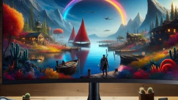 Samsung C34G55TWWL Odyssey 34' - Monitor Gamer Curvo, WQHD, 165Hz, 1ms