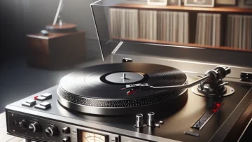 Toca Discos AT-LP120XUSB-BK: Analógico e Digital com Acionamento Direto