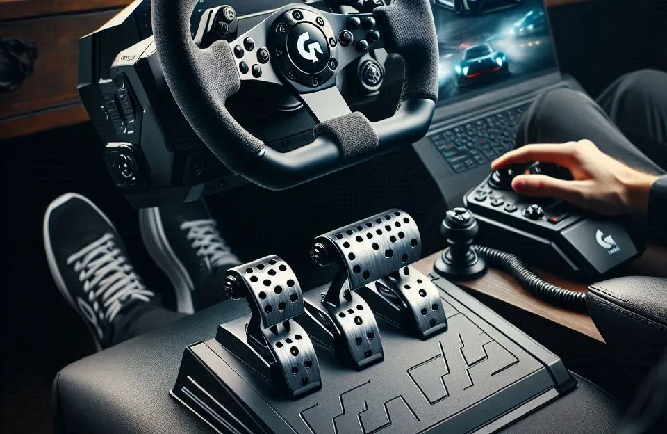 Volante Logitech G923 com TRUEFORCE e Pedais Responsivos
