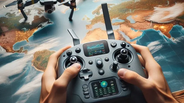 Controle Remoto DJI FPV 2 com Alcance de 10km e 9h de Bateria