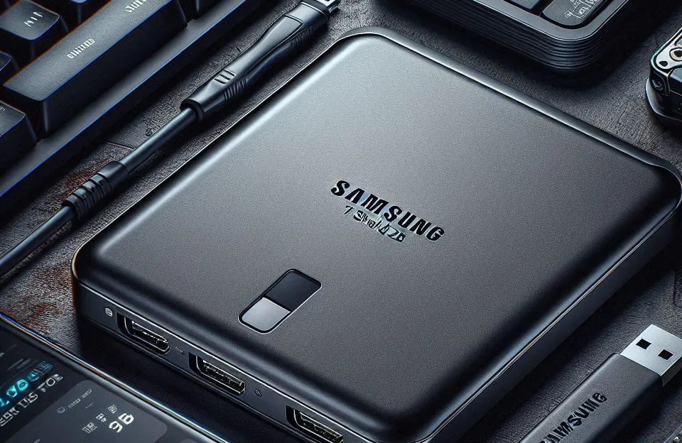 SAMSUNG T7 Shield 2TB SSD portátil com alta velocidade