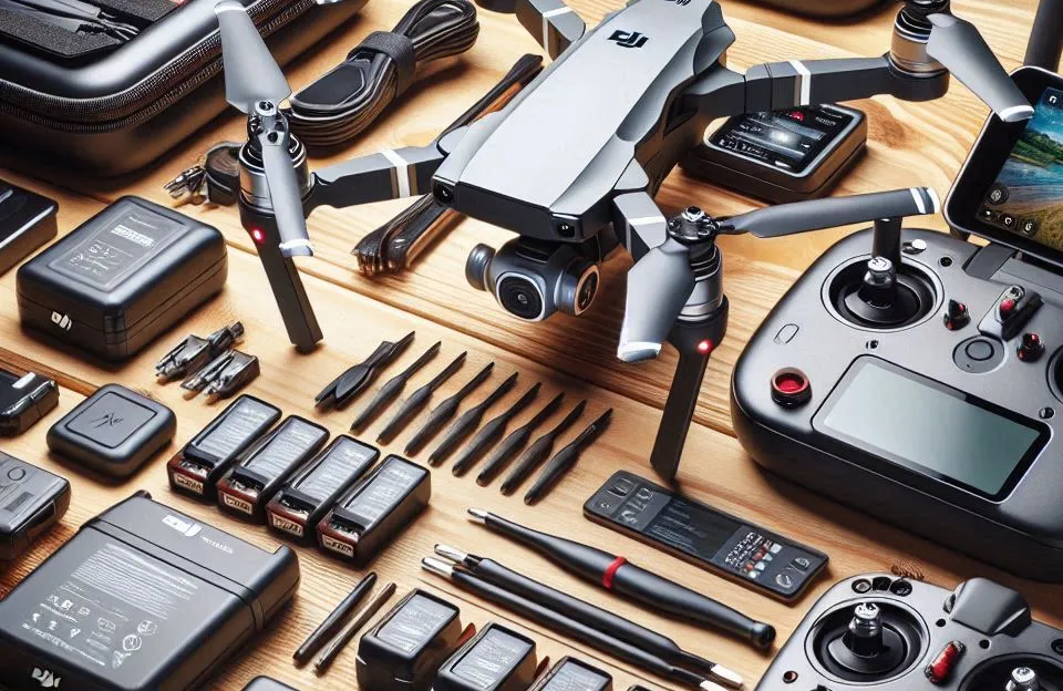 DJI Kit Mini 3 Pro Fly More com baterias extras e acessórios