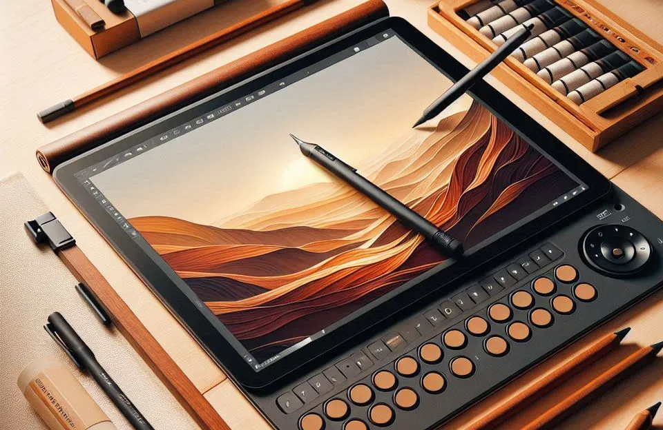 HUION Kamvas 16 com Stylus e Tela Laminada