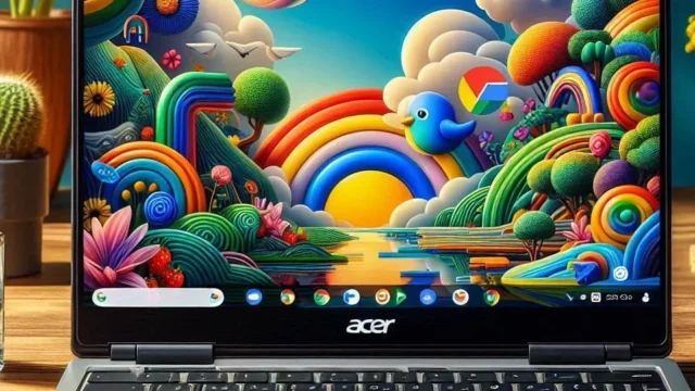 Acer Laptop Chromebook Plus 514 com Google AI – Desempenho e Tecnologia Inovadora