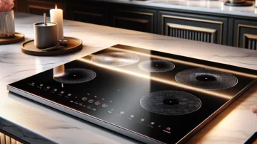 Fischer Cooktop de Indução 4 Bocas Mesa Vitrocerâmica Touch 220V