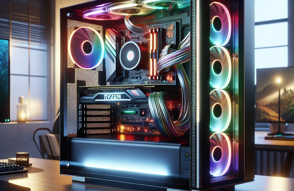 Monte seu PC: Ryzen 5 5600, RX 7600 8GB, 16GB, 480GB SSD