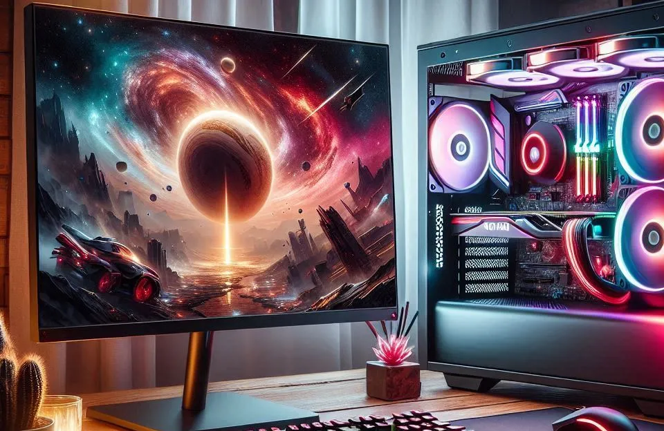 PC Gamer AMD Ryzen 5 5600GT com Monitor 19" e Kit RGB