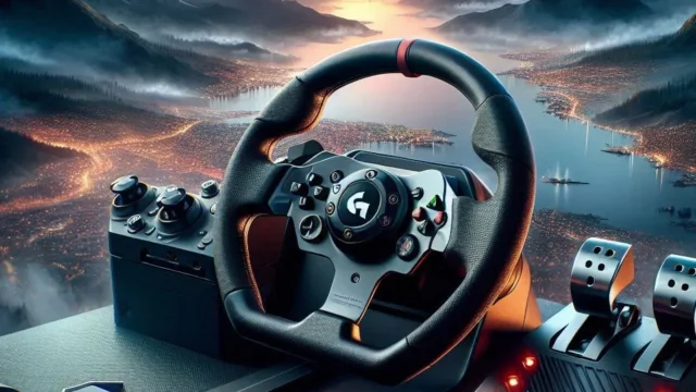 Volante Logitech G29 Driving Force e Pedais com Force Feedback para PS5, PS4, PS3 e PC