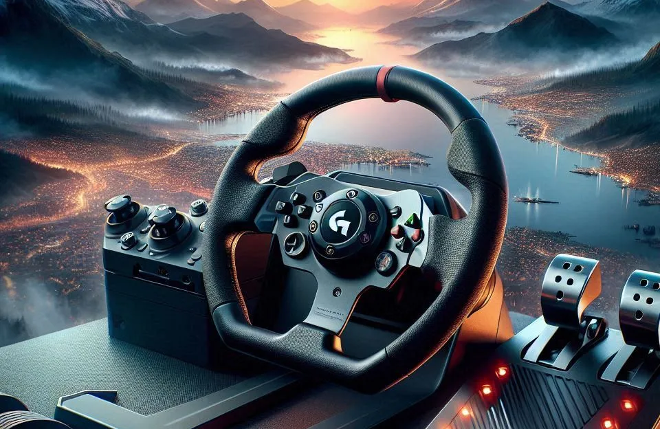 Volante Logitech G29 Driving Force e Pedais com Force Feedback para PS5, PS4, PS3 e PC
