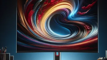 CRUA Monitor de Jogos Branco de 34 Polegadas: Curvo, 144Hz e Ultra Amplo