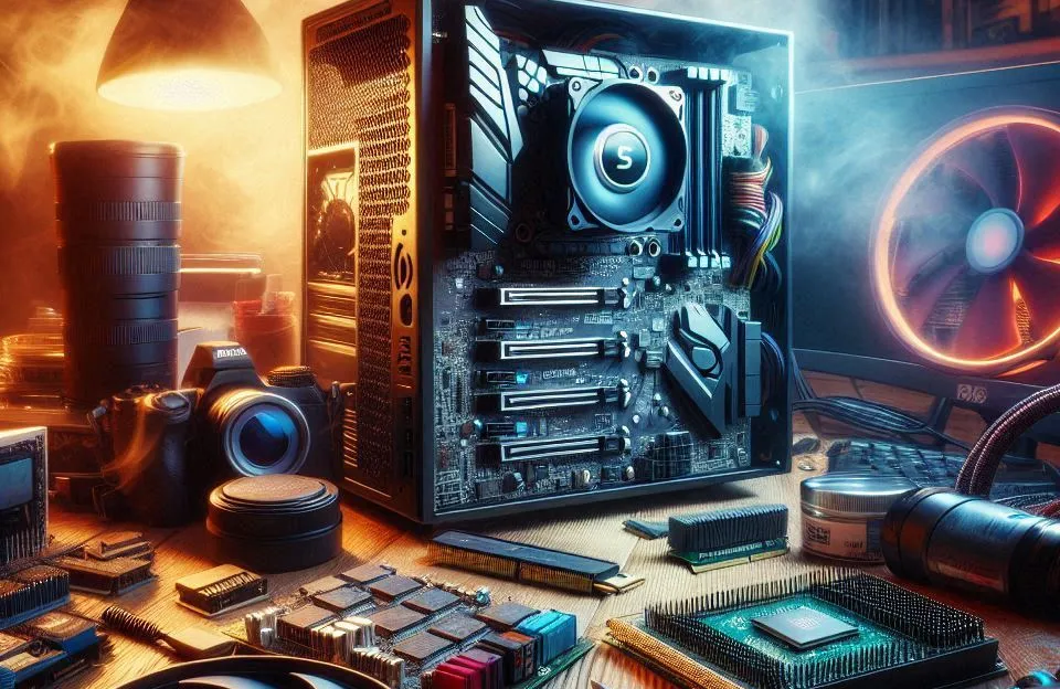 Monte seu PC: AMD Athlon 3000G, 8GB, SSD 240GB, Monitor e Periféricos