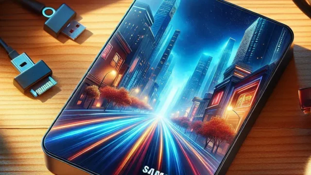 SAMSUNG SSD portátil T9 2TB: Alta Velocidade, Design Compacto e Confiabilidade