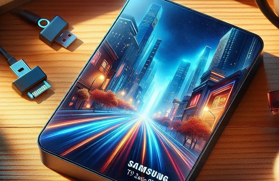 SAMSUNG SSD portátil T9 2TB: Alta Velocidade, Design Compacto e Confiabilidade