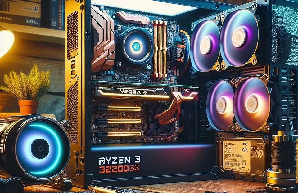 Monte seu PC: Ryzen 3 3200G, Vega 8, 8GB, 240GB SSD