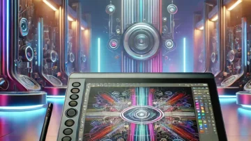 HUION Mesa Digitalizadora Kamvas 13: Tela Laminada, Stylus 8192 e Suporte Ajustável